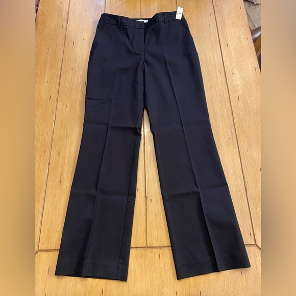 Talbots Women’s Pleated Dress Work Heritage Pants Black Pockets NEW size 10 - Picture 1 of 11